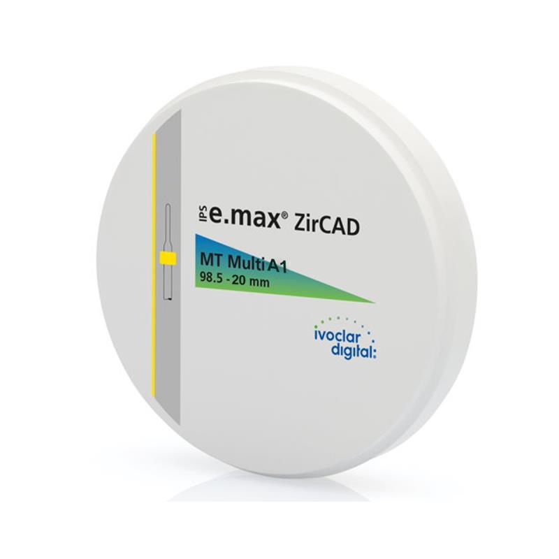 Емакс диски для фрезерования IPS e.max ZirCAD MT Multi A1 98.5-20/1 купить