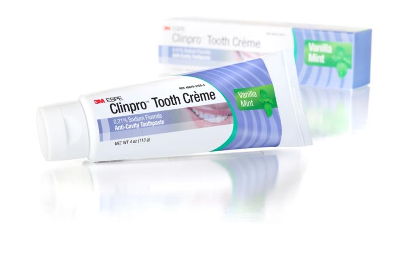 Зубная паста (крем) Clinpro™ Tooth Creme для профилактики кариеса ванильная мята, туба 113гр 12117